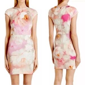 Ted Baker Floral Pink Dress - 1